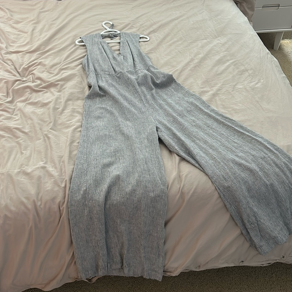 Wide leg bodysuit